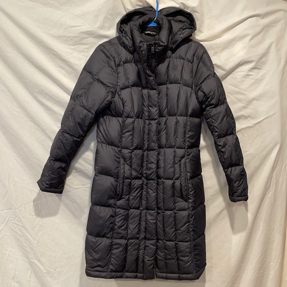 Charcoal Grey Knee-Length The North Face Parka